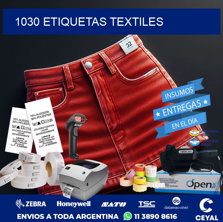 1030 ETIQUETAS TEXTILES