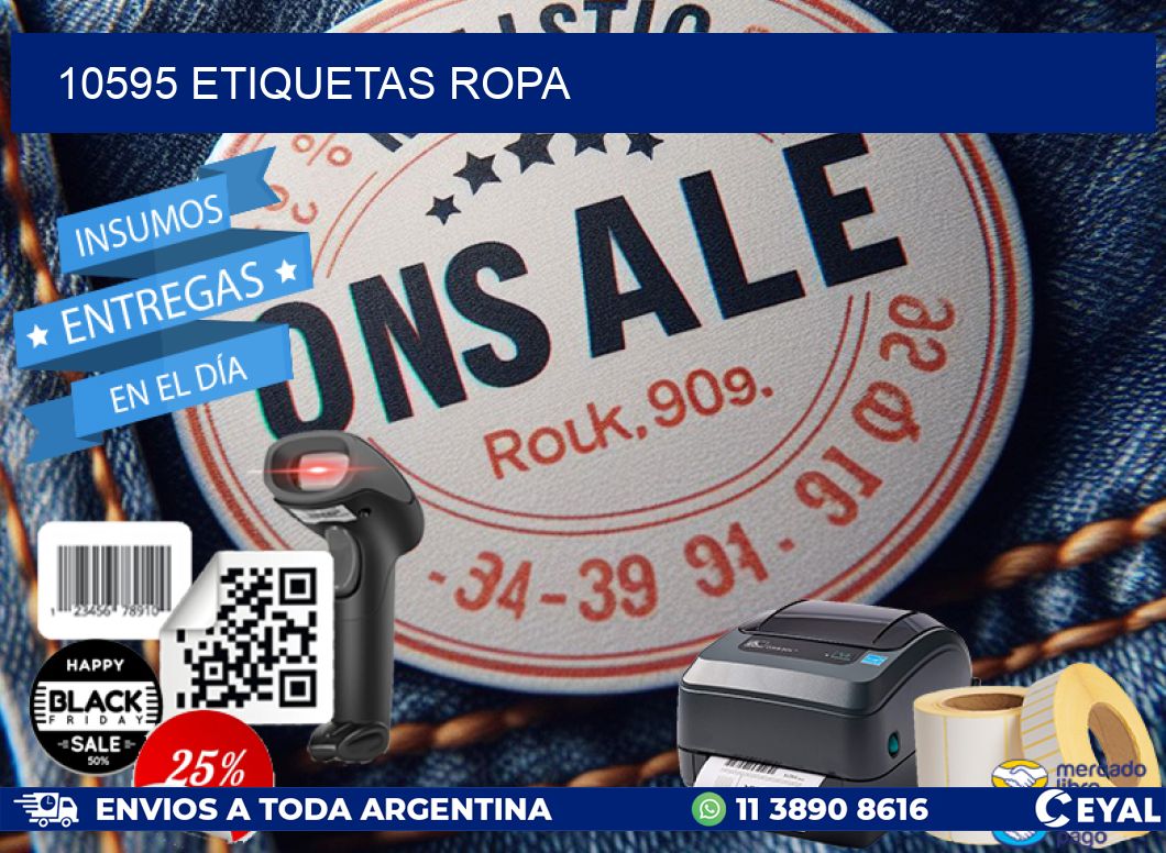 10595 ETIQUETAS ROPA