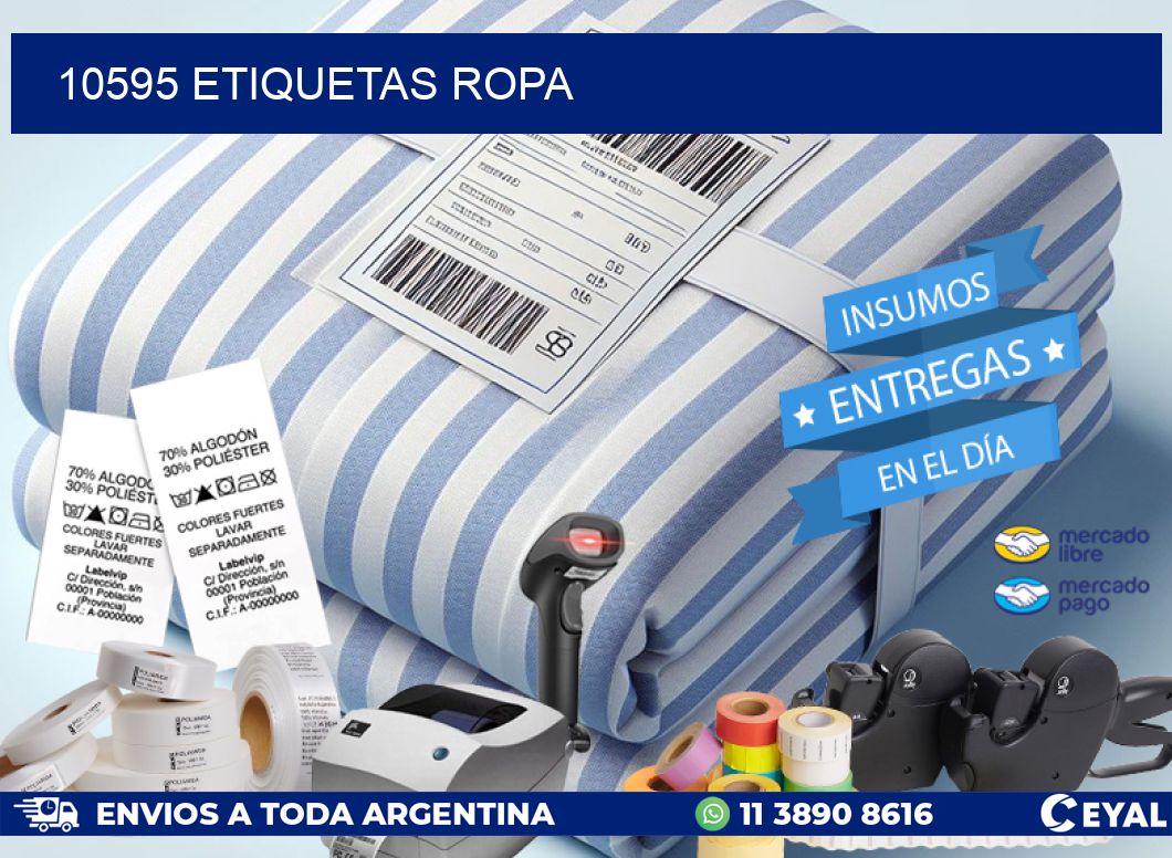 10595 ETIQUETAS ROPA