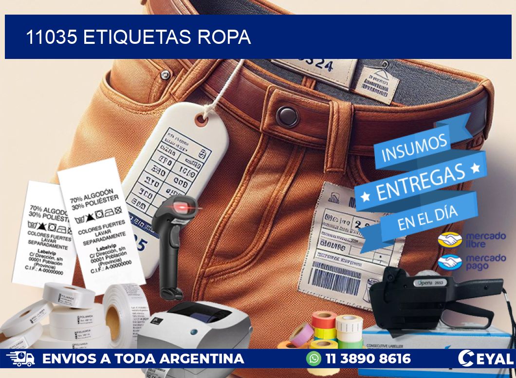 11035 ETIQUETAS ROPA