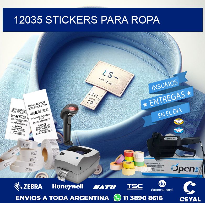12035 STICKERS PARA ROPA