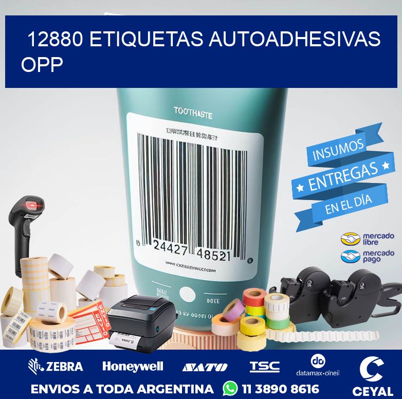 12880 ETIQUETAS AUTOADHESIVAS OPP