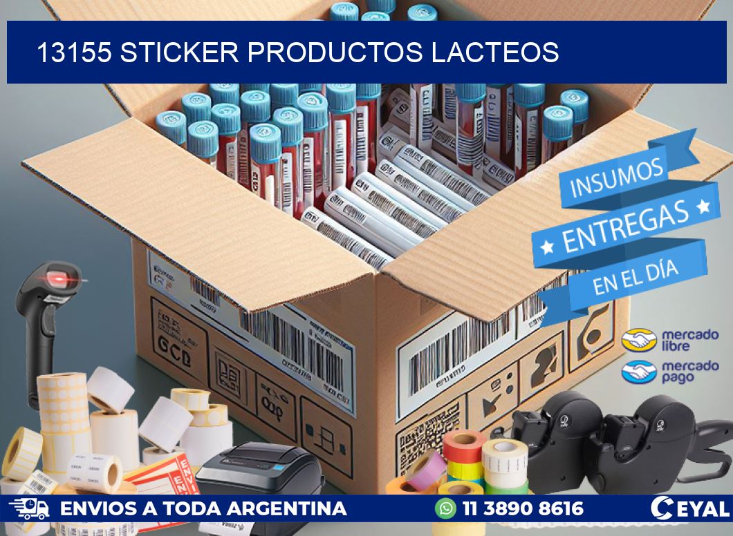 13155 STICKER PRODUCTOS LACTEOS