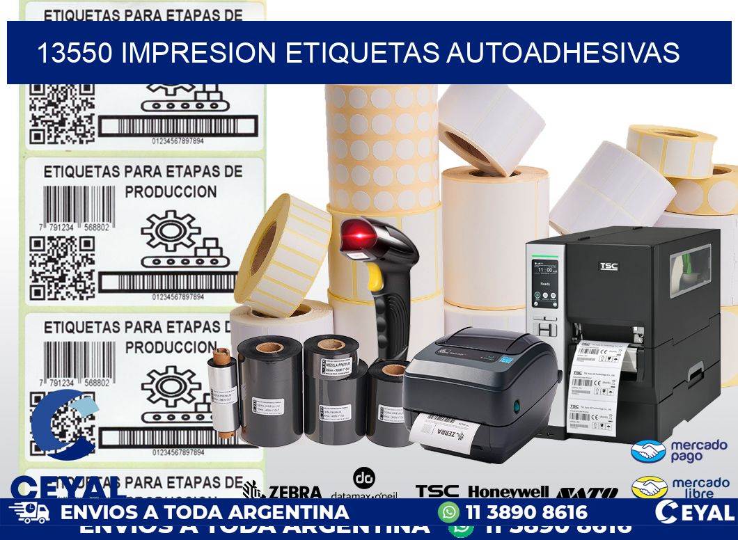 13550 impresion etiquetas autoadhesivas