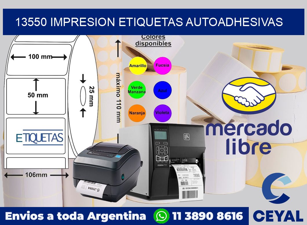 13550 impresion etiquetas autoadhesivas