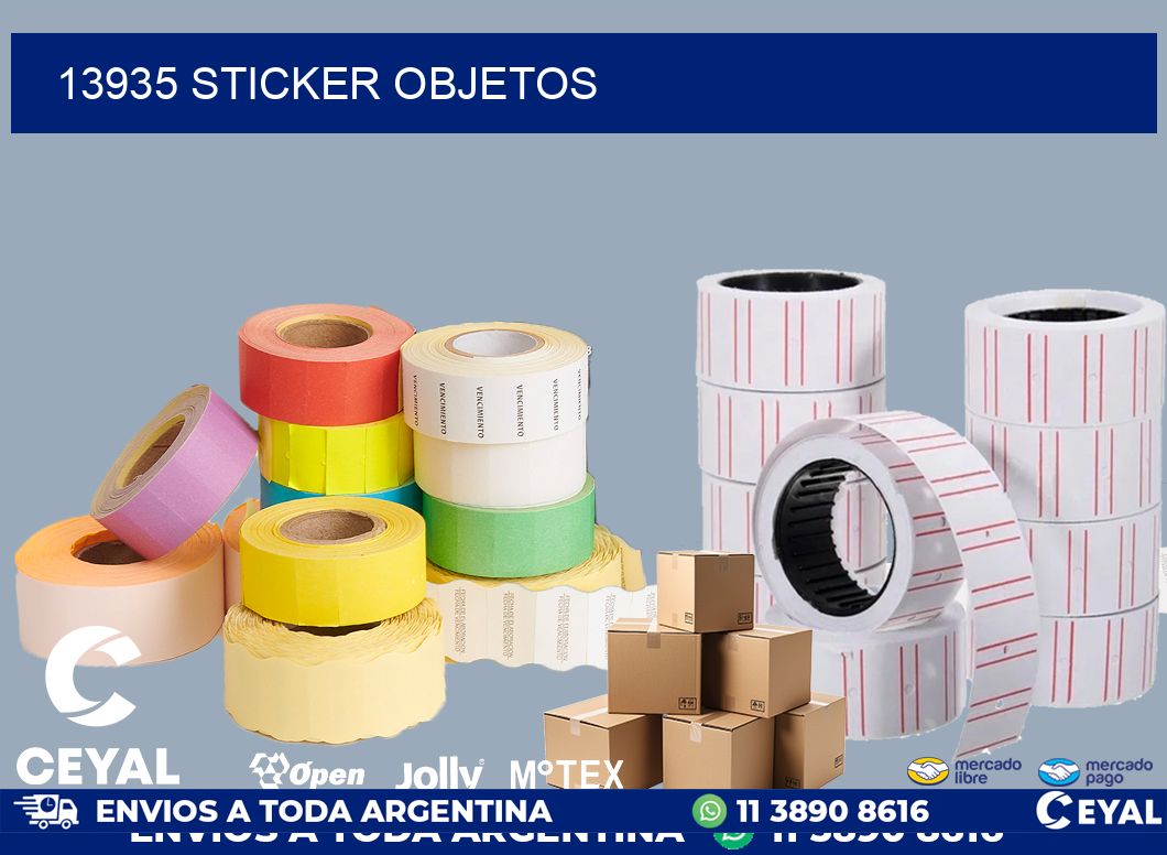 13935 STICKER OBJETOS