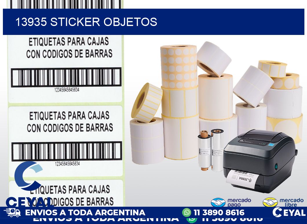 13935 STICKER OBJETOS