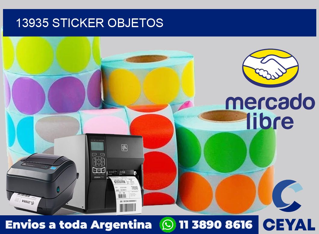 13935 STICKER OBJETOS