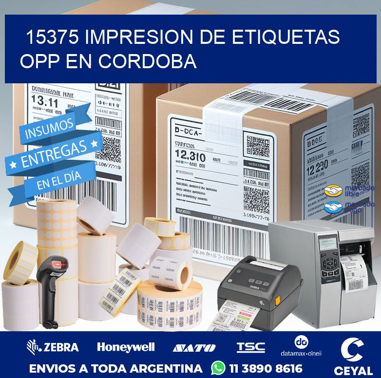 15375 IMPRESION DE ETIQUETAS OPP EN CORDOBA