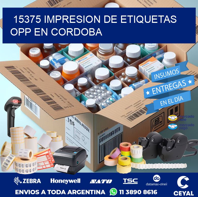 15375 IMPRESION DE ETIQUETAS OPP EN CORDOBA