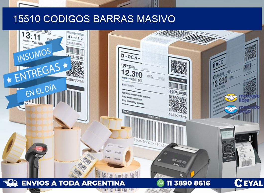 15510 CODIGOS BARRAS MASIVO