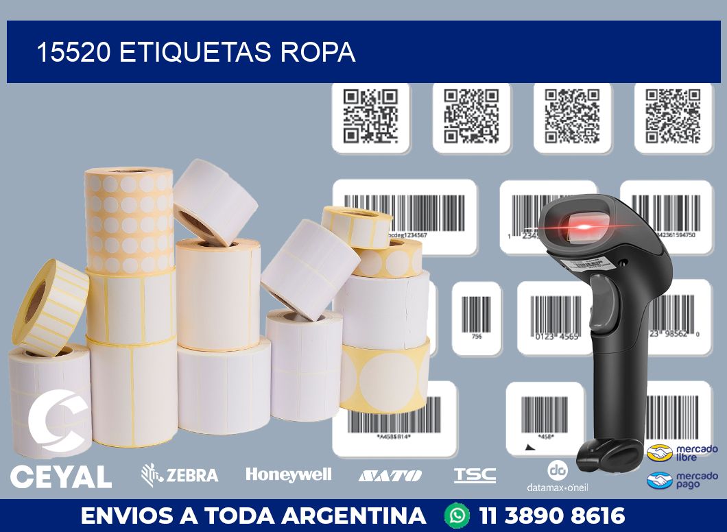 15520 ETIQUETAS ROPA