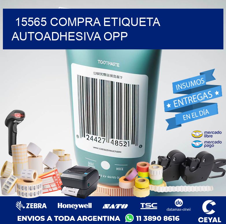 15565 COMPRA ETIQUETA AUTOADHESIVA OPP