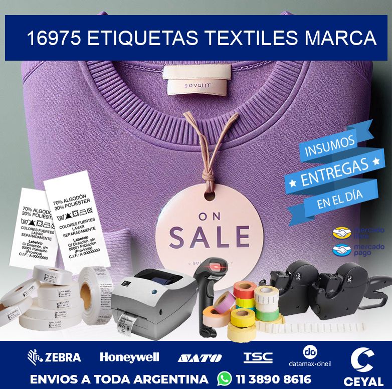 16975 ETIQUETAS TEXTILES MARCA
