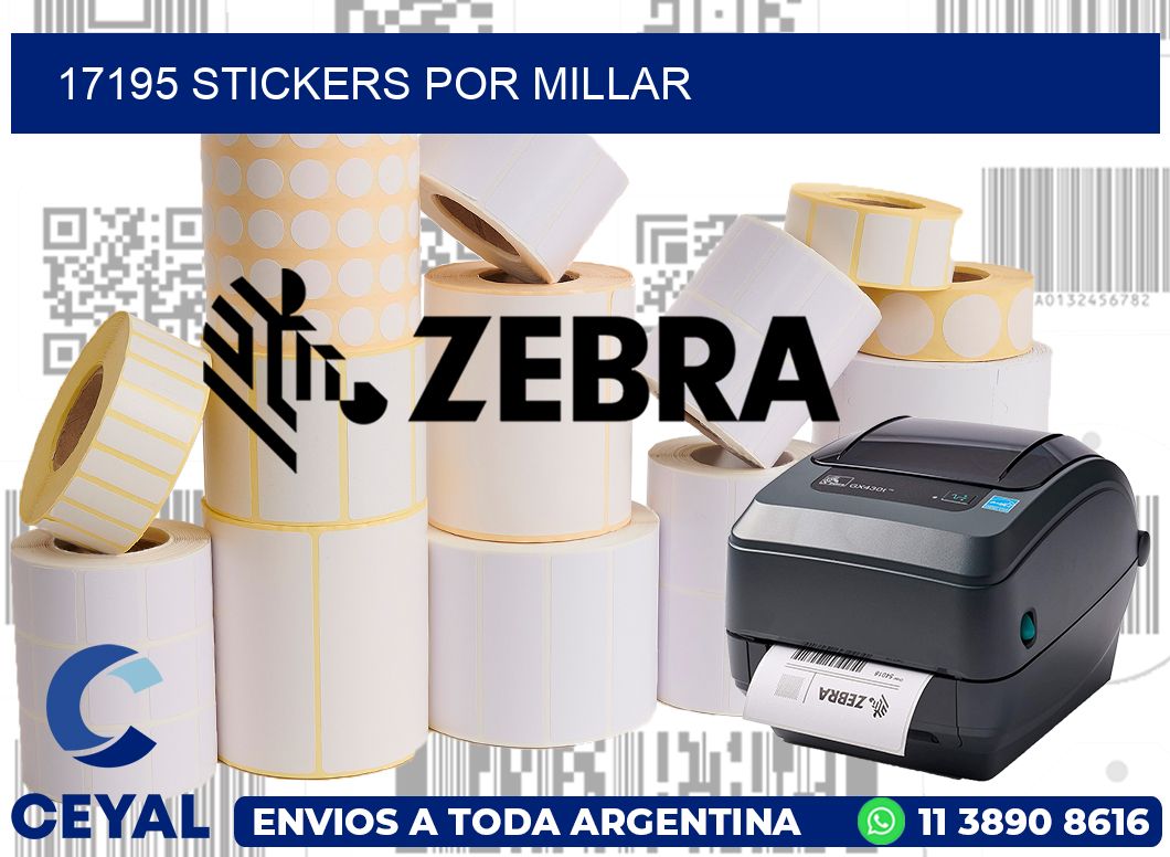 17195 STICKERS POR MILLAR