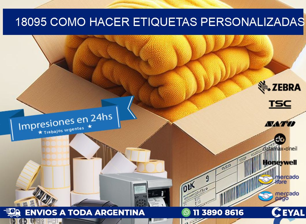 18095 como hacer etiquetas personalizadas