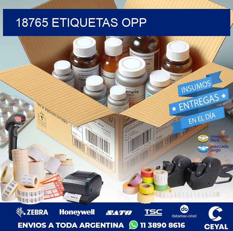 18765 ETIQUETAS OPP