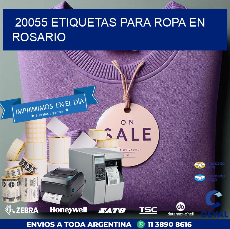 20055 ETIQUETAS PARA ROPA EN ROSARIO