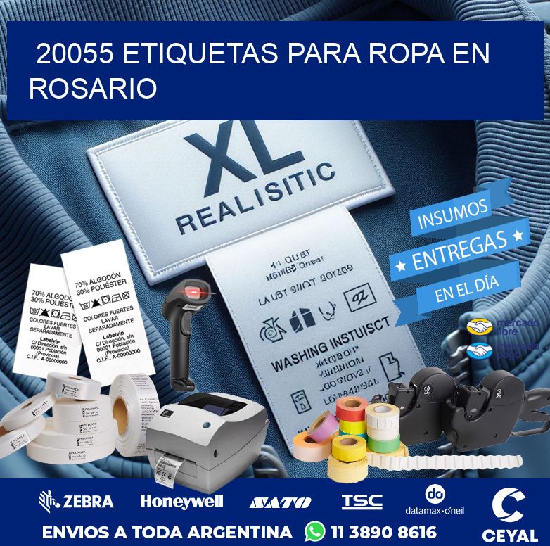 20055 ETIQUETAS PARA ROPA EN ROSARIO