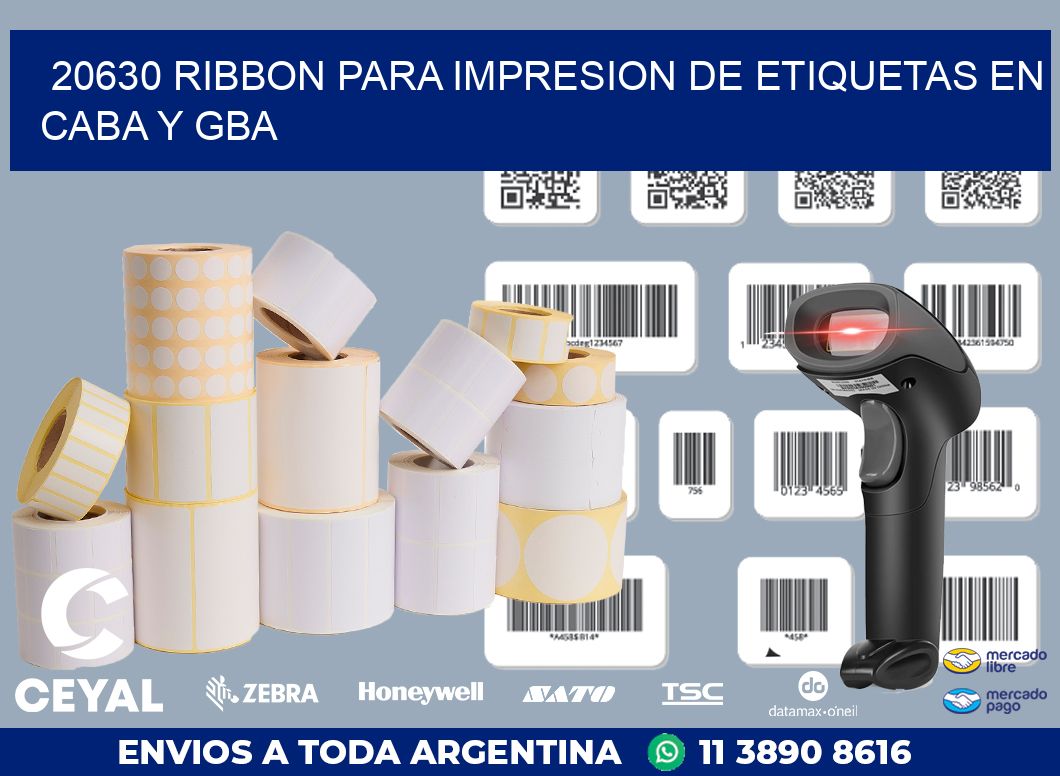 20630 RIBBON PARA IMPRESION DE ETIQUETAS EN CABA Y GBA