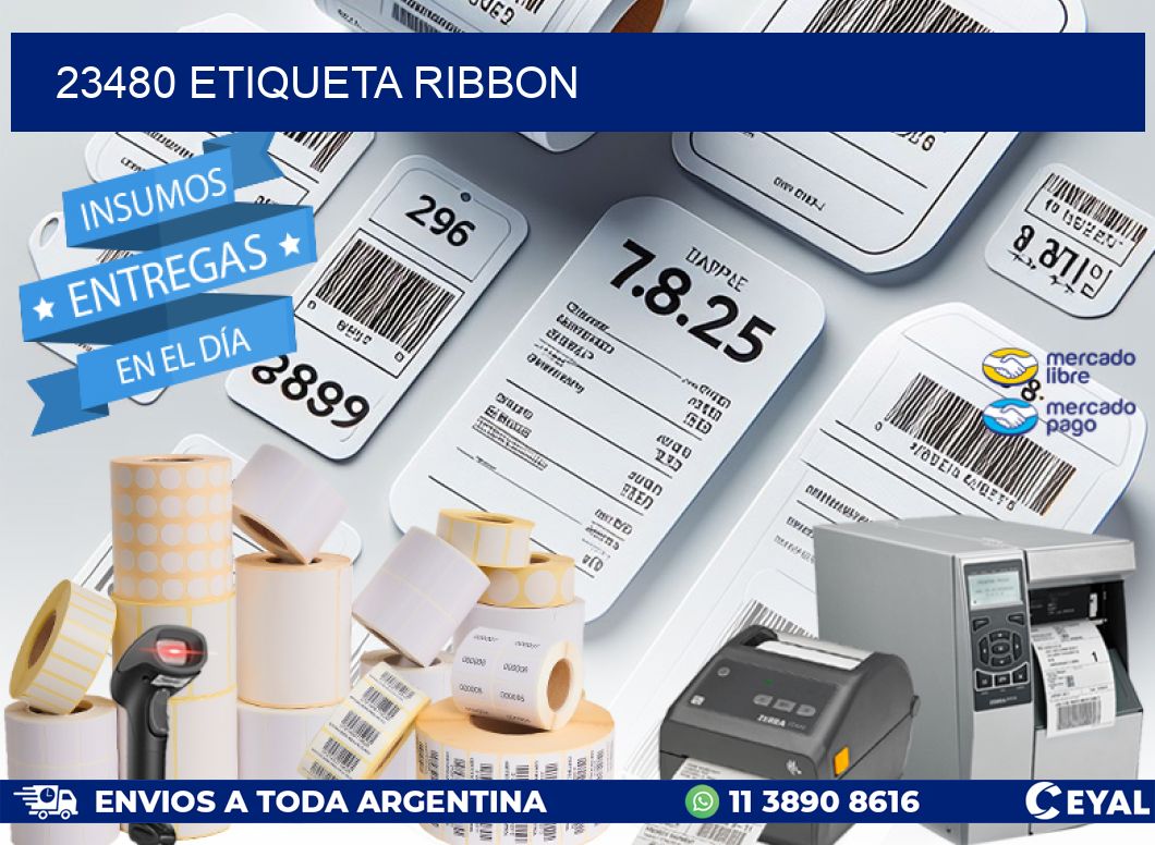 23480 etiqueta ribbon