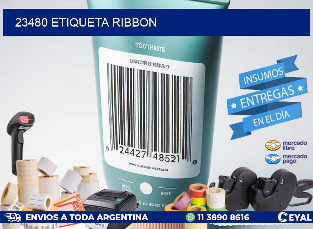 23480 etiqueta ribbon