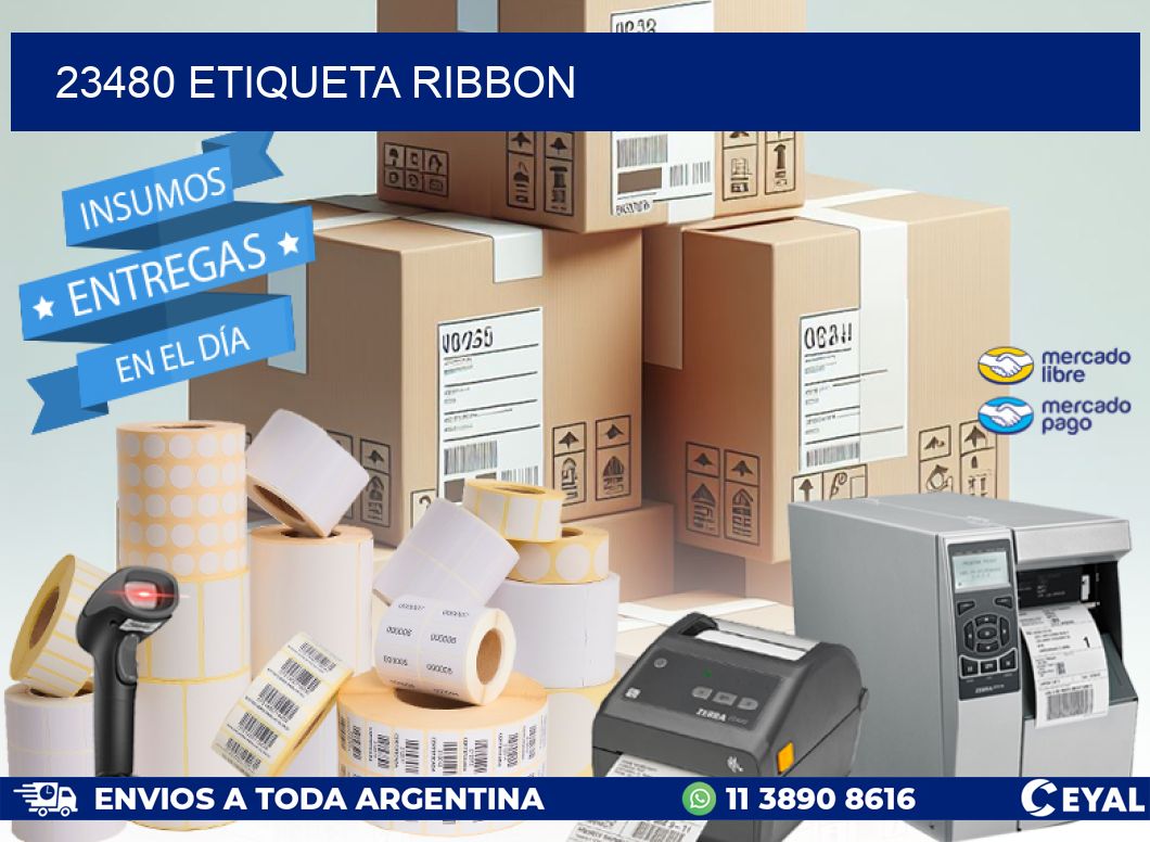 23480 etiqueta ribbon