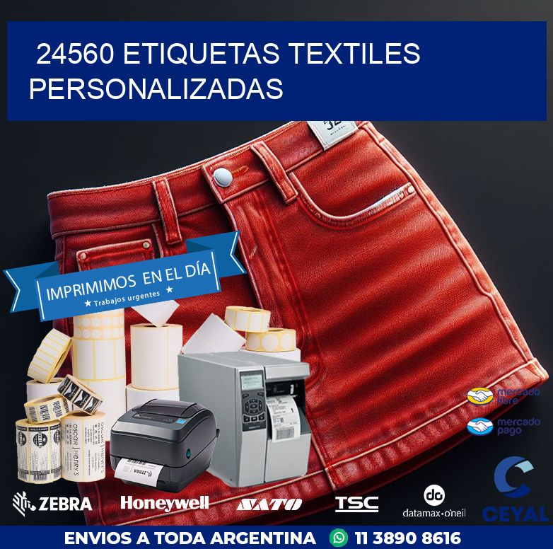 24560 ETIQUETAS TEXTILES PERSONALIZADAS