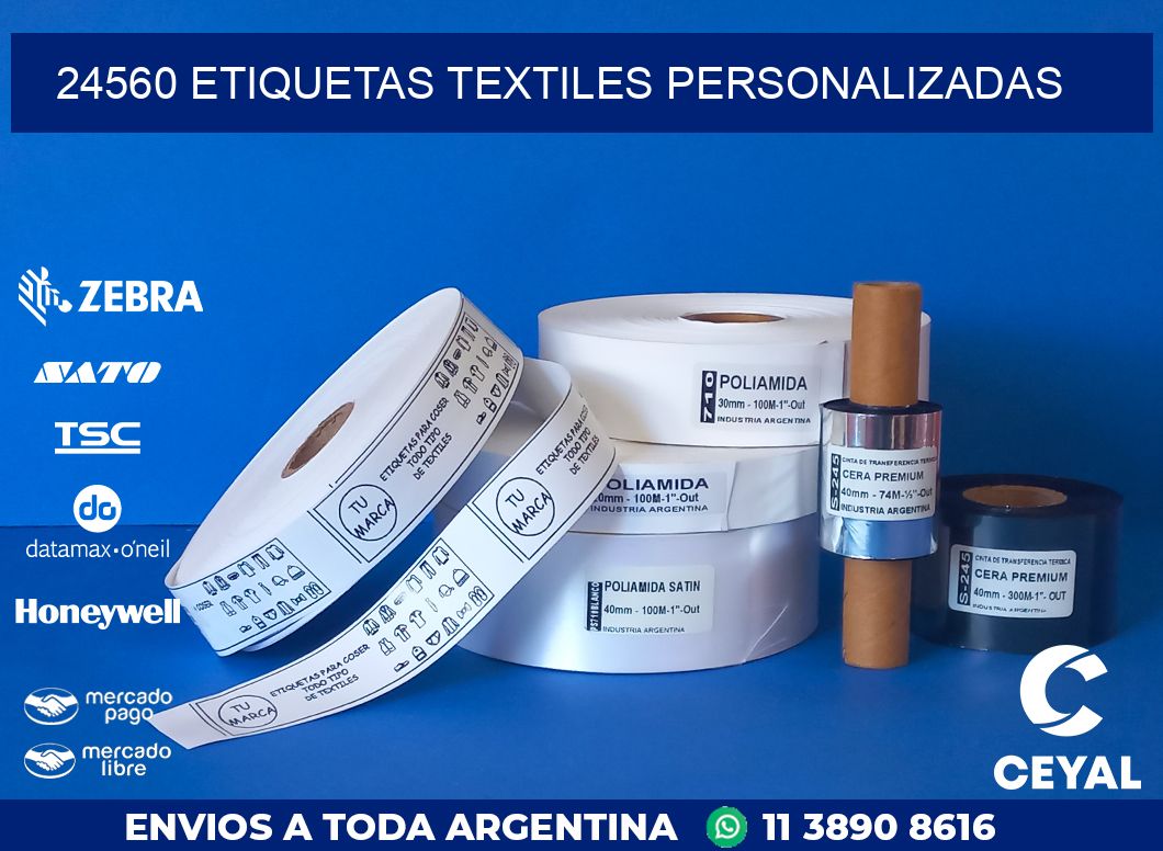 24560 ETIQUETAS TEXTILES PERSONALIZADAS