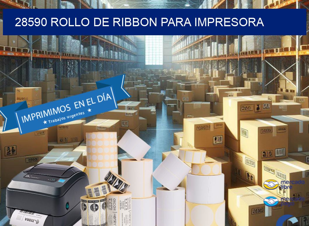 28590 ROLLO DE RIBBON PARA IMPRESORA
