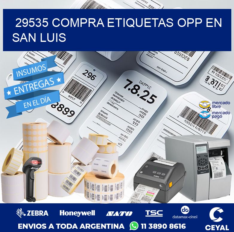 29535 COMPRA ETIQUETAS OPP EN SAN LUIS