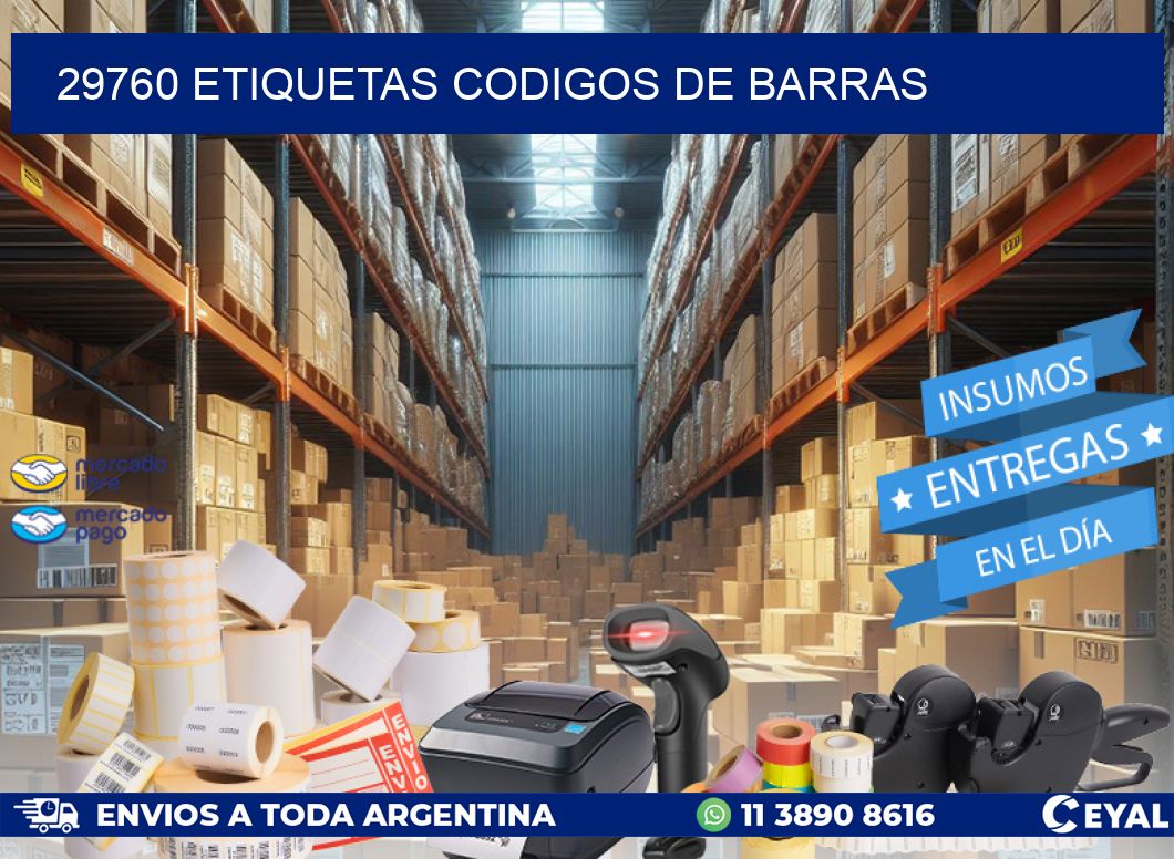 29760 etiquetas codigos de barras