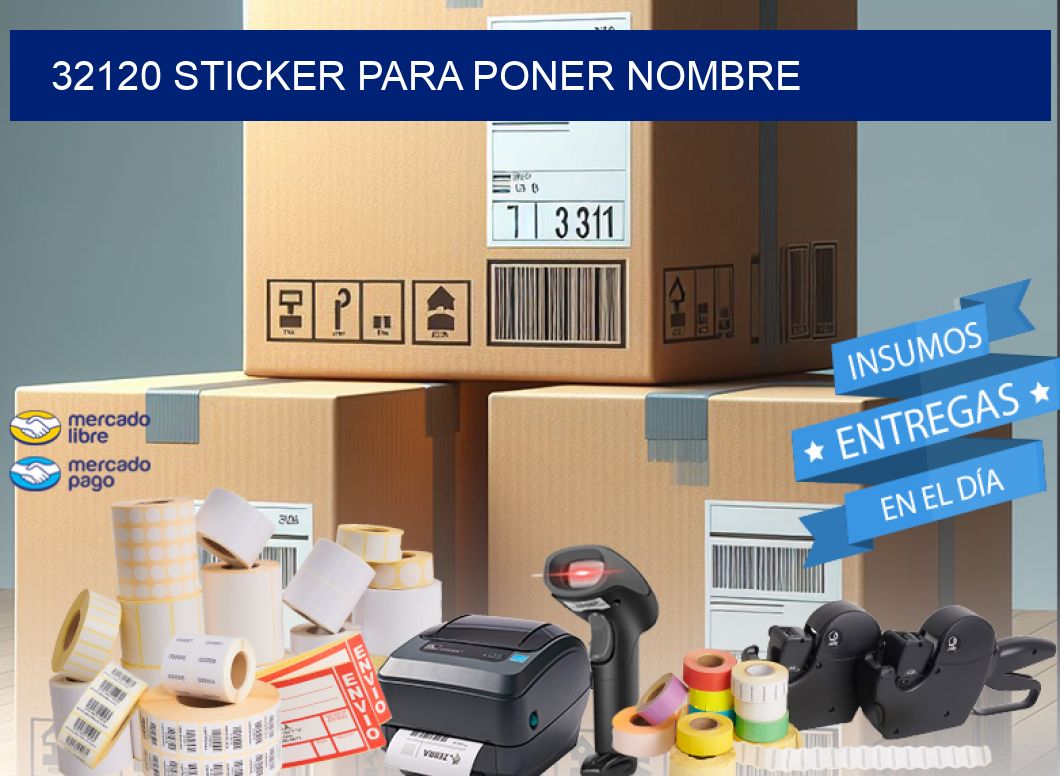 32120 STICKER PARA PONER NOMBRE