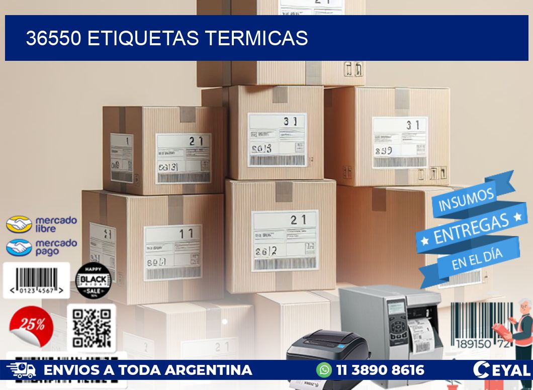 36550 ETIQUETAS TERMICAS