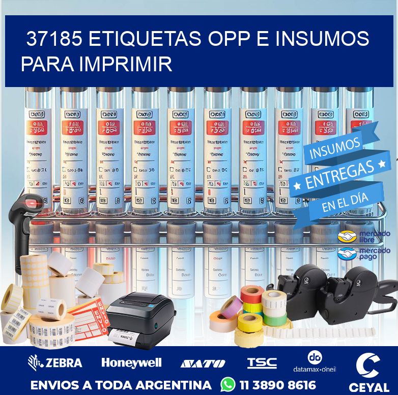 37185 ETIQUETAS OPP E INSUMOS PARA IMPRIMIR