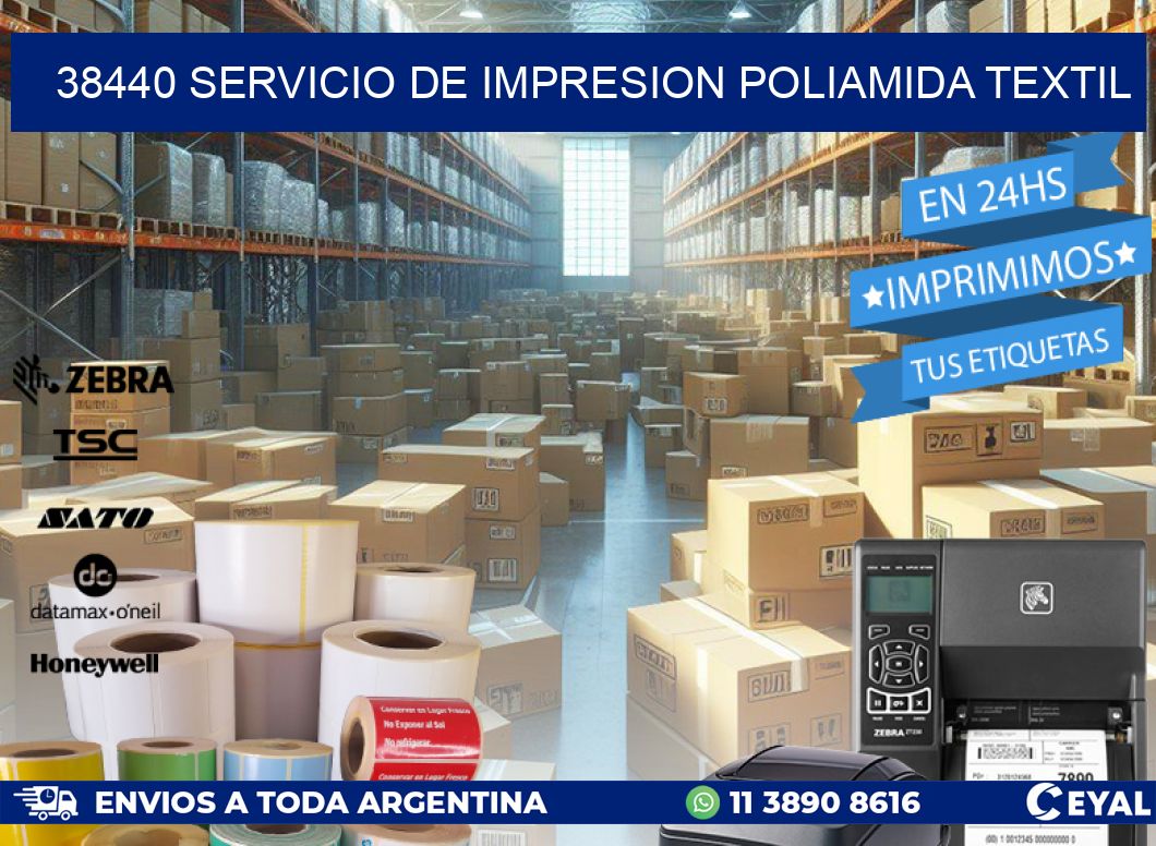38440 SERVICIO DE IMPRESION POLIAMIDA TEXTIL