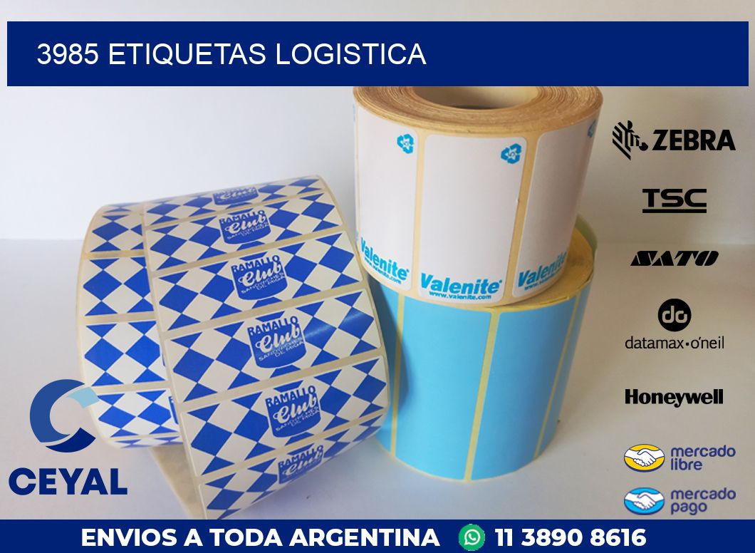 3985 etiquetas logistica