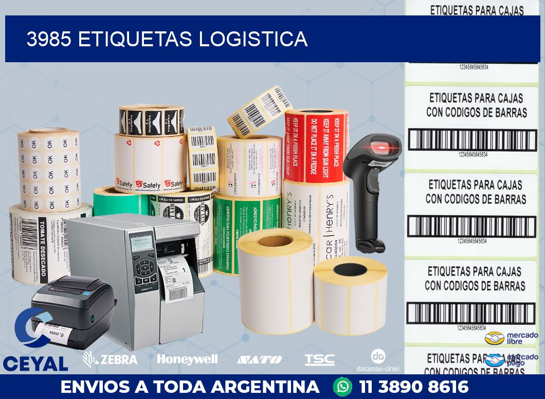 3985 etiquetas logistica