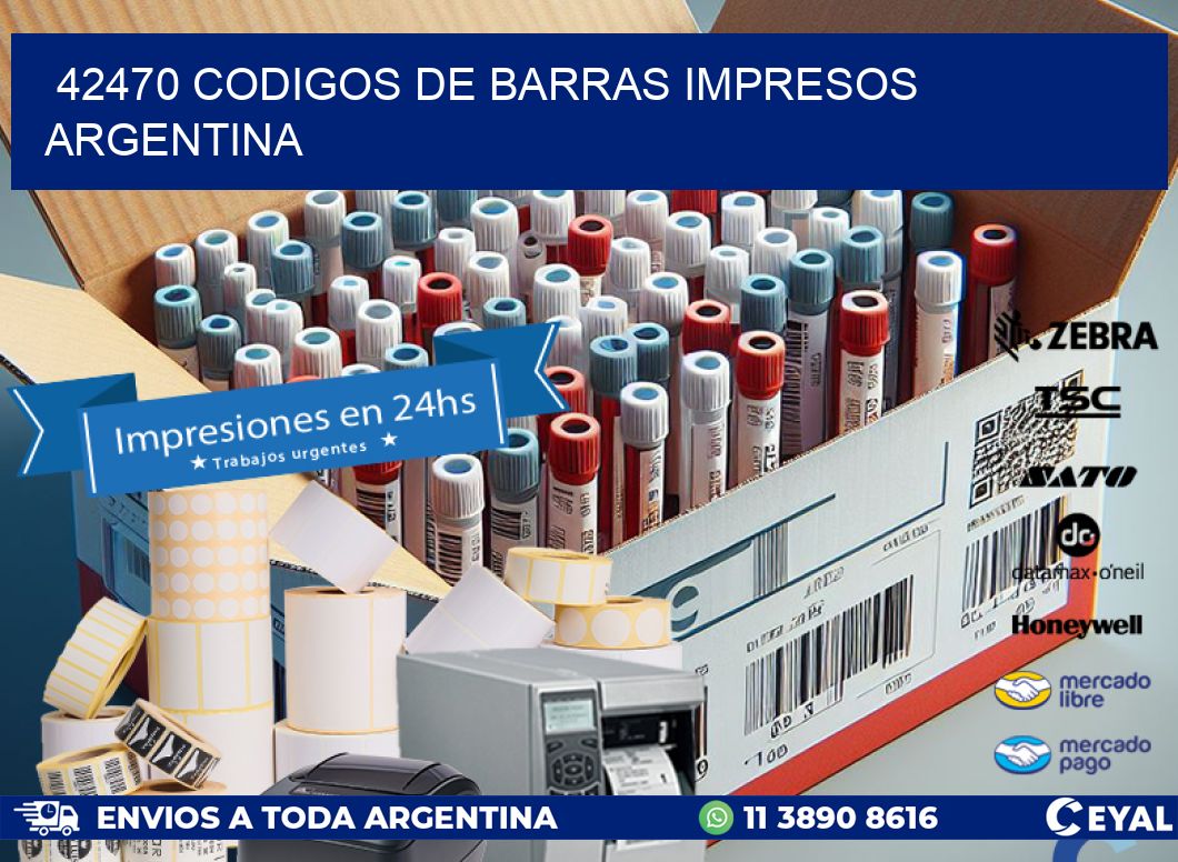 42470 codigos de barras impresos argentina