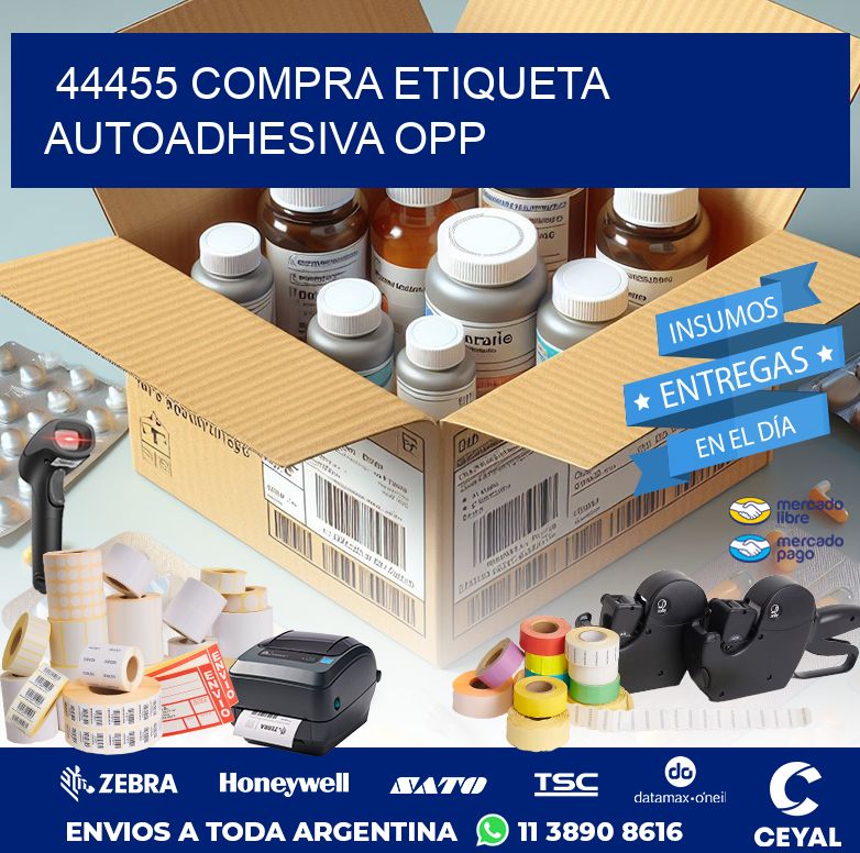 44455 COMPRA ETIQUETA AUTOADHESIVA OPP
