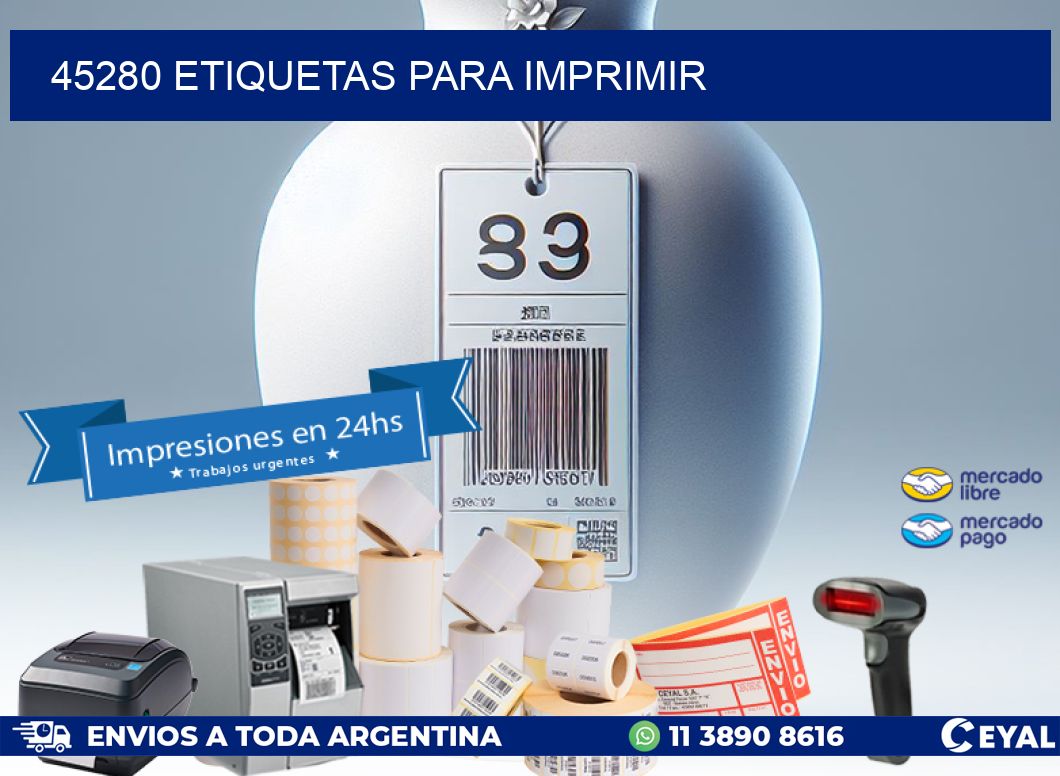 45280 ETIQUETAS PARA IMPRIMIR