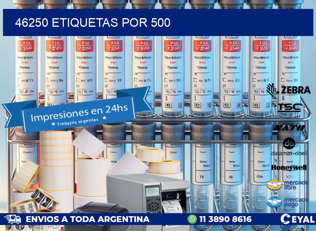 46250 etiquetas por 500