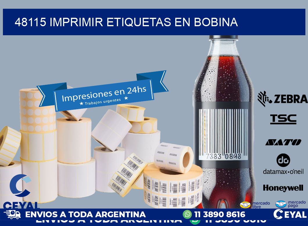 48115 imprimir etiquetas en bobina
