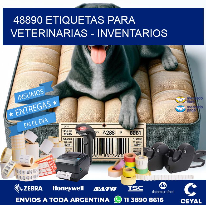 48890 ETIQUETAS PARA VETERINARIAS - INVENTARIOS