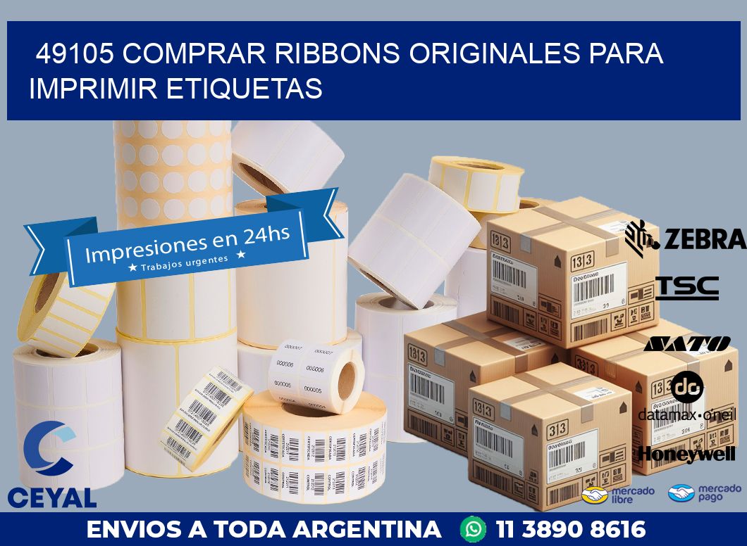 49105 COMPRAR RIBBONS ORIGINALES PARA IMPRIMIR ETIQUETAS