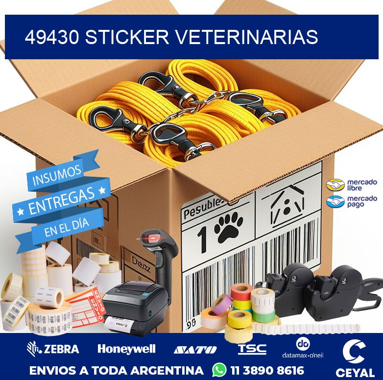 49430 STICKER VETERINARIAS