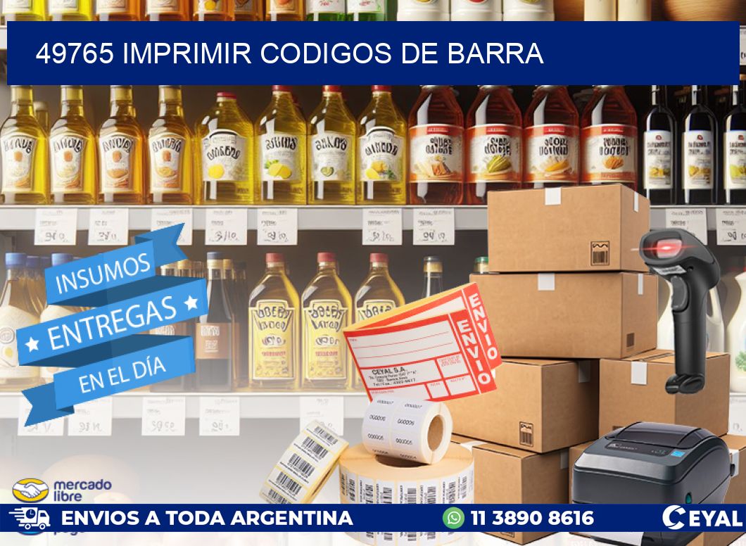 49765 imprimir codigos de barra