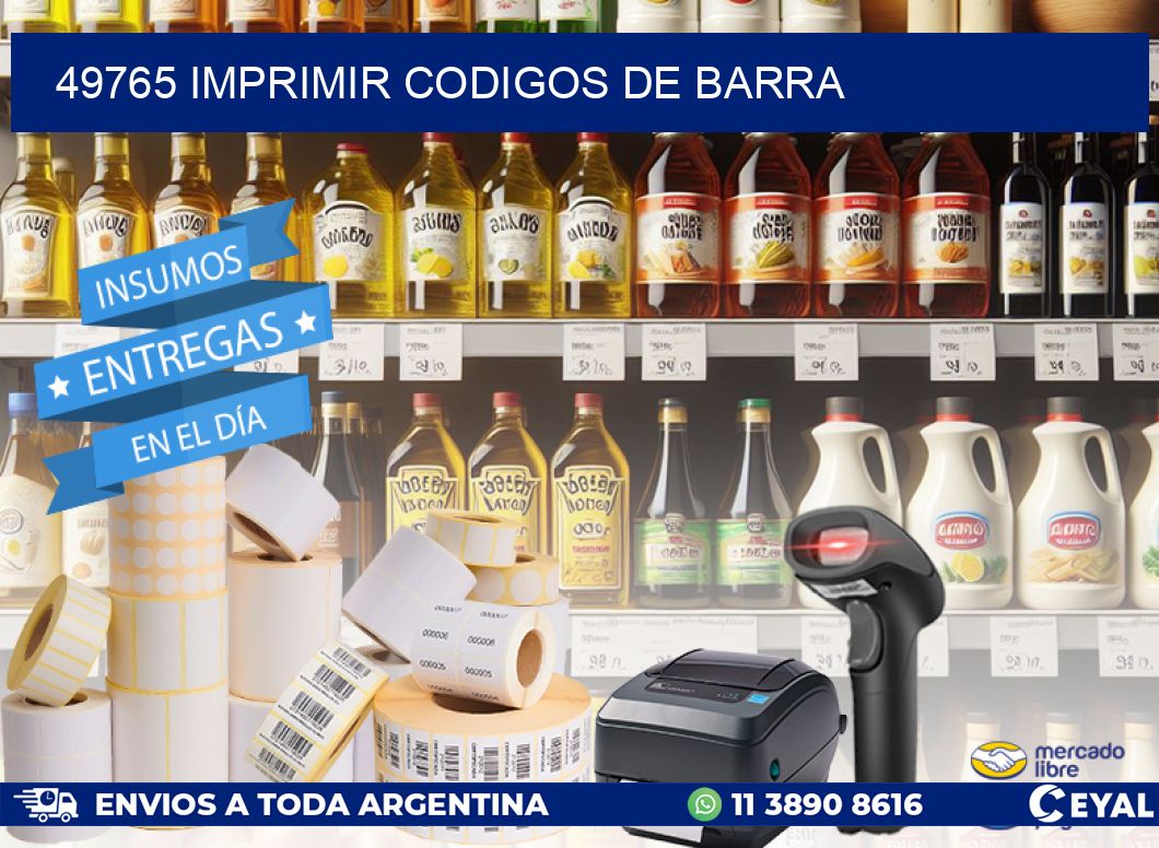 49765 imprimir codigos de barra