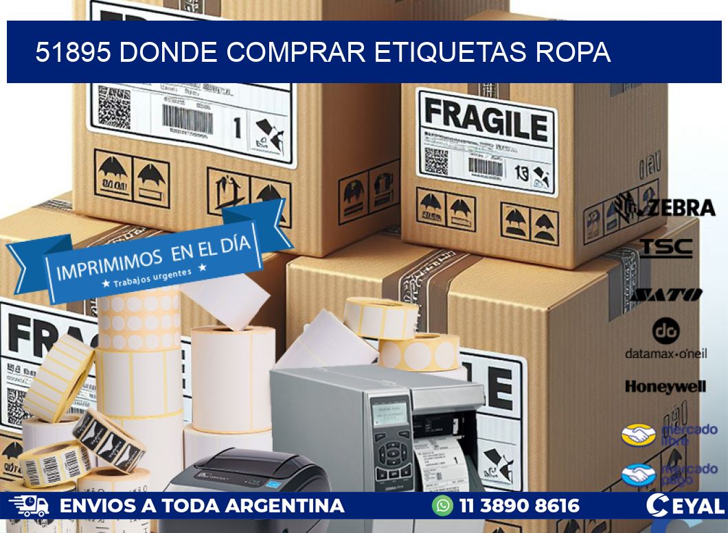 51895 DONDE COMPRAR ETIQUETAS ROPA