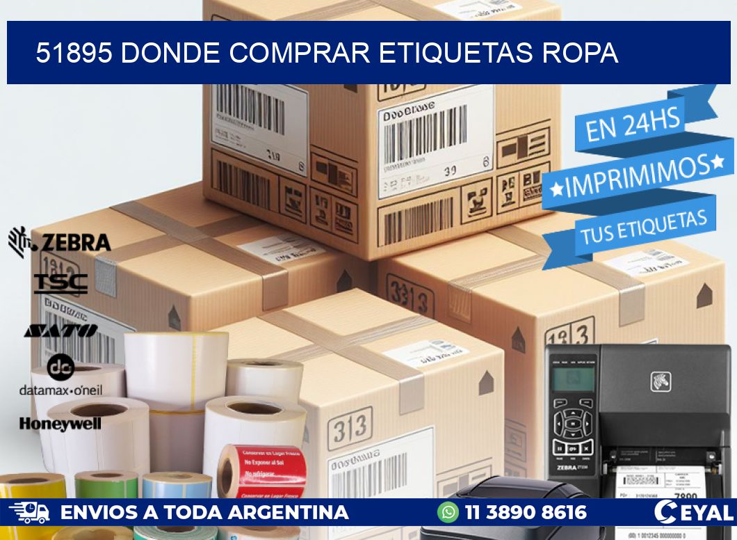 51895 DONDE COMPRAR ETIQUETAS ROPA